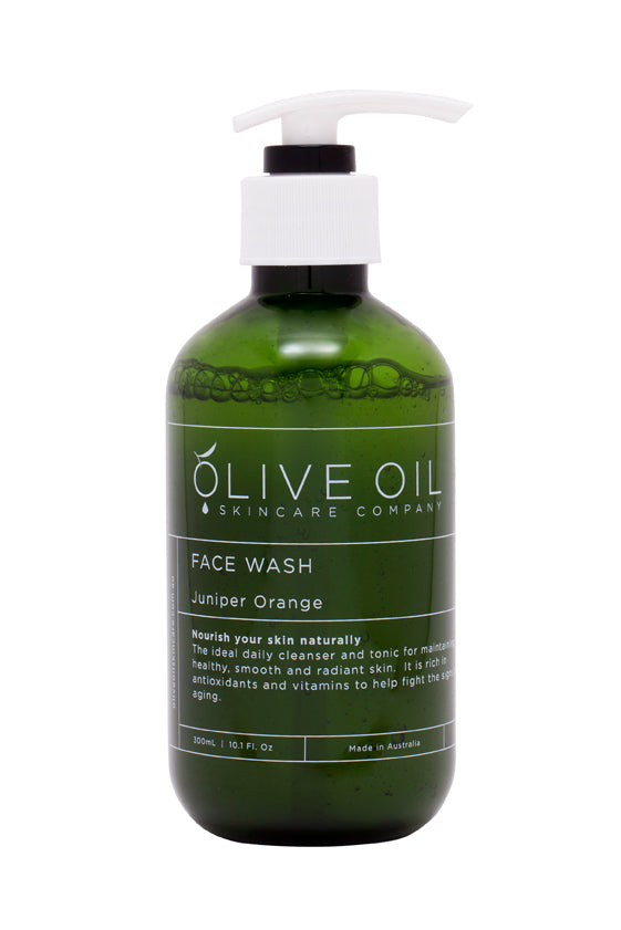 Face Wash, Castile Style, Juniper Orange 300ml-1