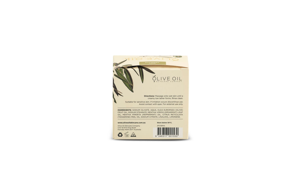 Olive Oil Soap, All-Natural, Mint Absolute ,100g-2