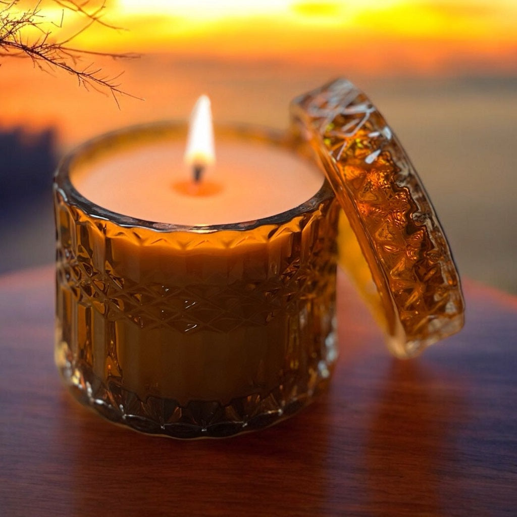 Premium Olive Oil Candle, Citrus Bloom, 215g-3